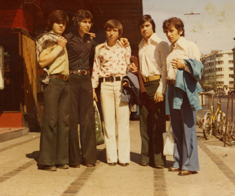 Adnans onkel og hans venner, 1974, privat foto.